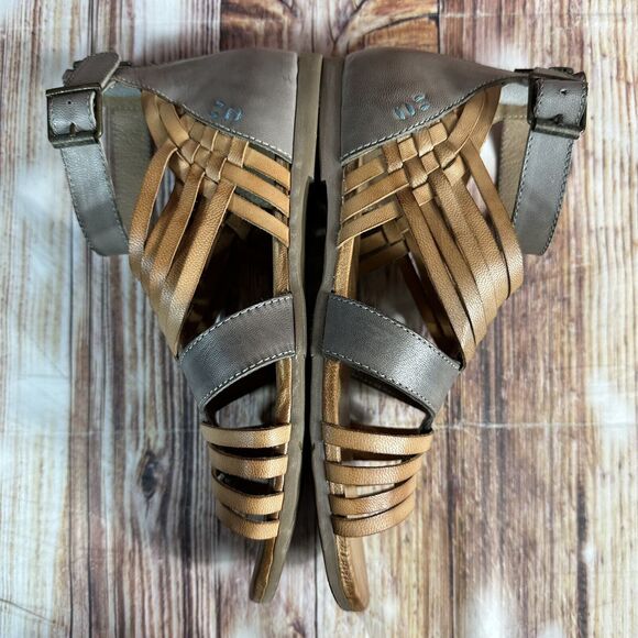 NEW Roan By Bedstu SCARLETTY Womens Size 8 Brown Leather Gladiator Sandals Shoes - Picture 7 of 10